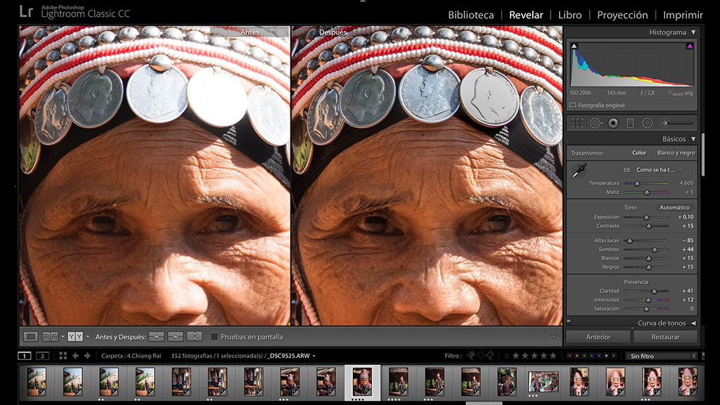 Curso revelado digital con Lightroom